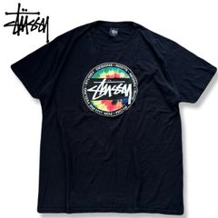 STUSSY フェードTシャツ メキシコ製 メキシコ製】ステューシー Tシャツ XL 黒 ピンク 定番ロゴ フェード