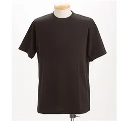 〔2枚セット〕 ドライメッシュ Tシャツ Lサイズ ホワイト ＋ ブラック 裏生地 綿100％ 半袖 ティーシャツ tシャツ カジュアル 通勤 普段使い