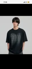 JUAN HOMME(ジュアンオム) ブラッシュ フェイディング ハーフ スリーブ Tシャツ ブラック L サイズのサムネイル