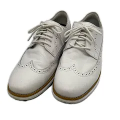 中古 コールハーン COLE HAAN ゴルフシューズ  9 2/1M 27.5cm 白 オリジナルグランド ウィング オックスフォード ゴルフのサムネイル