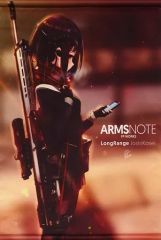 [중고] 동인 포스터·태피스트리·캘린더계 [오리지널]B2 태피스트리 ARMS NOTE 롱 레인지·조시코우세이(후카이 료스케) /FP WORKS