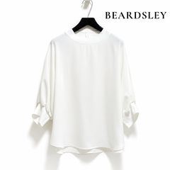 ビアズリー 袖ギャザーシアーTee ホワイト 美品 - メルカリ