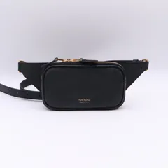 TOM FORD ボディバッグ レザー ブラック 付属品付きのサムネイル
