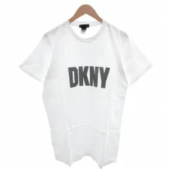 ダナキャランニューヨーク DKNY Tシャツ 半袖 ロゴ USA製 8 白 ホワイト /FFのサムネイル