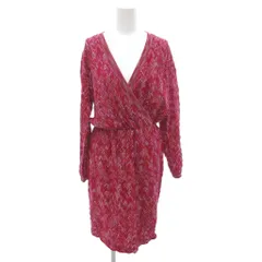 ミッソーニ MISSONI ヴィンテージ ワンピース ニット カシュクール 長袖 ロング 42 ピンク /FFのサムネイル