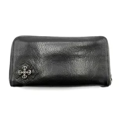クロムハーツ CHROME HEARTS 【 REC F ZIP #2 】 フィリグリー プラス ダガー ジップ レザー ウォレット 長財布 49434のサムネイル