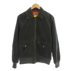 リーバイス Levi's Levi Strauss＆Co ジャンパー ブルゾン ジャケット 上着 L 緑色 グリーン 無地 コーデュロイ 長袖 ジップアップ /LP34のサムネイル