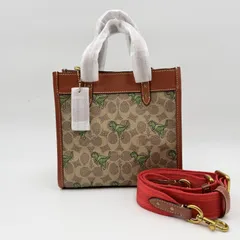 COACH（コーチ）フィールド トート 22 シグネチャー レキシー トートバッグ 2WAY ブラウン系 レディース C0683のサムネイル