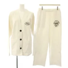 ガリャルダガランテ GALLARDAGALANTE 26SS PEAS セットアップ カーディガン スウェットパンツ イージーパンツ ロゴ F 白 ホワイト GGP1061106A0004 GGP1061102A0002 /AN79のサムネイル