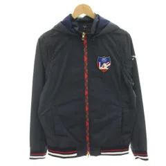 キャロウェイ CALLAWAY マウンテンパーカー ジャケット ゴルフウェア 裏地メッシュ ジップアップ L 紺 ネイビー /HN50のサムネイル