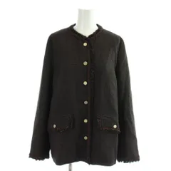 ボールジー BALLSEY トゥモローランド 25AW クレストドビー Vクルージャケット 上着 36 茶 ブラウン ノーカラー 長袖 11075407131 /AP3のサムネイル