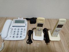 SHARP JD-G56CW デジタルコードレス電話機 本体（子機2つ） - メルカリ