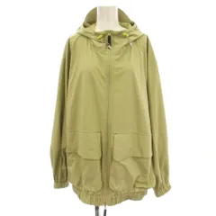 ナゴンスタンス nagonstans 25AW 2.5レイヤータフタ 立体ポケットミニマルブルゾン ナイロンジャケット パーカー S 黄緑 セージグリーン 470IA130-0021 /☆G14 のサムネイル