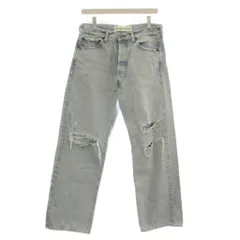 シンゾーン Shinzone NEW YORKER DENIM PANTS ダメージ加工 デニムパンツ ジーンズ ボタンフライ 36 青 ブルー 25SMSPA06 /☆G31 のサムネイル