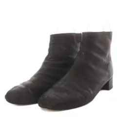 レペット Repetto ブーツ ショート ローヒール レザー 37 ブラック /YO25 ■SHのサムネイル