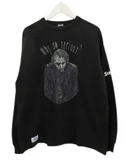 ショット SCHOTT ダークナイト ジョーカー ムービー Tシャツ L 長袖 ロンT ブラック 映画のサムネイル