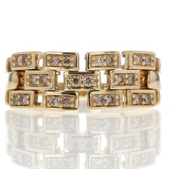 Cartier リング バスケット ウェーブ バンド ヴィンテージ - メルカリ