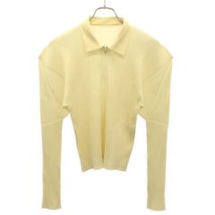 PLEATS PLEASE ISSEY MIYAKE プリーツプリーズ イッセイミヤケ ジップアッププリーツジャケット PP71-JD358 アイボリー 4