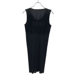 PLEATS PLEASE ISSEY MIYAKE プリーツプリーズ イッセイミヤケ 1997 フロッキーグラデーションプリーツワンピース PP64-JH819 ブラック 4