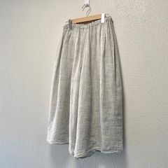 中川政七商店 麻のかや織りキュロット 2024SS 人気定番品 定価2万