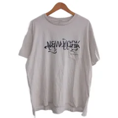 エンジニアードガーメンツ Engineered Garments ニューヨーク プリント Tシャツ 半袖 ポケット XL 白 ホワイトのサムネイル