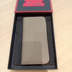 BONAVENTURA iPhone15ケース 手帳型 グレージュ - メルカリ
