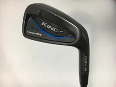 返品OK 【中古ゴルフクラブ】(6本セット)コブラ KING F9 フォージド TEC ONE ブラック アイアン AMT TOUR WHITE Black PVD スチール 6～9.P.Gのサムネイル