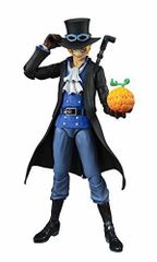 [중고](매우 좋은) 가변 액션 Heroes ONE PIECE 사보 약 18cm PVC제 도장이 끝난 가동 피규어