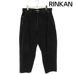 ダブレット  17SS07PT50 SILK DENIM WIDE TROUSER シルク混 ワイドデニムパンツ メンズ Lのサムネイル