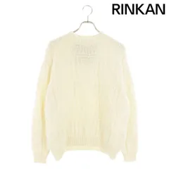 オフホワイト  OMHE20PF25KNI001 バックロゴクルーネックニット メンズ XSのサムネイル