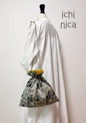 LIBERTY FABRICS イアン・ローズ 巾着バッグ♪のサムネイル