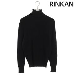 19.2万 クルチアーニ カシミヤ100％イタリア製モックネック46 ブラック