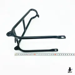ブロンプトン用 Qタイプ ミニリアカーゴラック ブラックシルバーのサムネイル