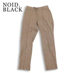 NOID. BLACK ノーアイディー 春夏★ アンクル イージー グレンチェック トラウザー パンツ Sz.1 メンズのサムネイル