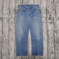 W34】雰囲気 82年製 赤耳 オリジナル Levi's 501 セルビッチ 黒カン
