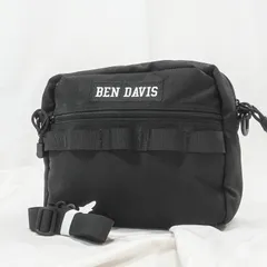BEN DAVIS ベンデイビス ショルダーバッグ ブラック ロゴ刺繍 ミニバッグ 斜め掛けのサムネイル