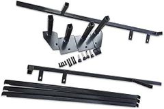 ハイエースベッドキットフレーム、レール用バ付き、車内工具収納台、車 