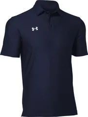 アンダーアーマー UNDER ARMOUR UA チーム アーマー ポロ メンズ レディース 半袖シャツ トップス トレーニングウェア ショートスリーブ 吸汗 抗菌 防臭 ドライ 運動 シンプル  1384776 410 MIDNIGHTNAVY