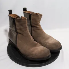 DIESEL ディーゼル スエード ダブルジップ ショートブーツ ブラウン 25.5cmのサムネイル