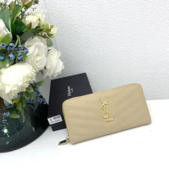 未使用に近い お洒落 YSL Yves saint Laurentイヴ イヴサンローラン 長財布