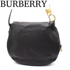 BURBERRY スモールナイトバッグ ワンショルダーバッグ 肩掛け ブラック 