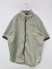 Ocean pacific オーシャンパシフィック シャツ/ブラウス M チェック柄 刺繍 ミドル丈 半袖 レギュラーカラー ボタンダウン メンズのサムネイル