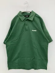 XLARGE エクストララージ ポロシャツ M グリーン 無地 ワンポイント ブランドロゴ 半袖 メンズのサムネイル