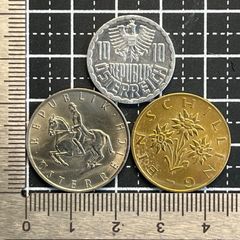 オーストリア旧硬貨 22枚セット シリング グロッシェン 古銭 外国