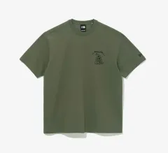 NEW ERA METALLICA(メタリカ) ブラック アルバム スネーク ロゴ Tシャツ カーキ 115のサムネイル