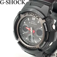 稼働品 Working item カシオ CASIO ジーショック G-SHOCK 腕時計 メンズ Men's クォーツ Quartz AWG-101 黒文字盤 タフソーラー 電波時計 アナデジ マルチバンド5 3針 0298のサムネイル
