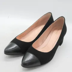 コールハーン パンプス ブロックヒール W26381 シューズ 靴 ブランド レディース US8Bサイズ ブラック COLE HAAN 【中古】のサムネイル