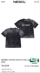 ネガティブスプリット NESCL エアベント タイ ダイング レーシング Tシャツのサムネイル