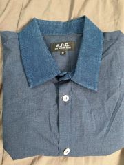 ロンハーマン別注 A.P.C. リップストップ David Shirt M 黒 - メルカリ