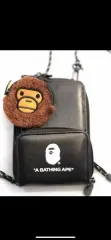 (韓国国内配送) A BATHING APE アベイシングエイプ 財布 バッグ + キーホルダー コインケースのサムネイル